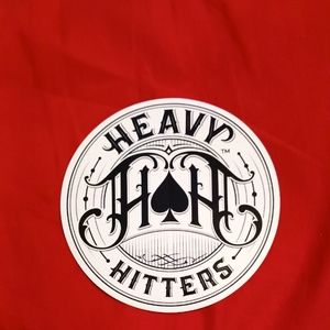 420 HEAVY HITTERS CANNABIS STICKER. 💚🌱🌿